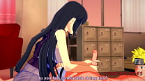 Naruto Hentai - Naruto x Hinata. Handjob, Boobjob & Fuck with cum inside - Animazione 3D porno