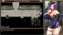 La prisión de Karryn [RPG Hentai game] Ep.1 El nuevo alcaide ayuda al guardia a masturbarse en el suelo