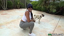 Diamond Kitty gets assfucked after dog walking by Sean Lawless