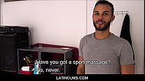 LatinCums.com - Hot Latino Jock Muscle Boy Fucked By Producer For Cash POV