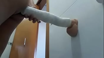 Punching very long dildo in my ass, and holding it all within 33cm, What a delight @!!!!