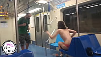 5min.portrás-珍味といたずらな女の子と一緒に地下鉄で狂気の走りをするEp2サンパウロ-Azukat