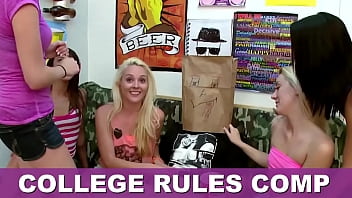COLLEGE REGELN - Sammlung von Teen Sluts, die Burschen in den ficken, mit Sadie Holmes, Keisha Gray, Dillion Carter und mehr!