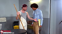 Janitor Ashley Ryder Aggressively Fists Ebony Professional  - FistingInferno
