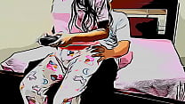 The Day I Take Advantage of My Innocent Niece in Law Sitting on my Legs Part 2 - Cartoon Version