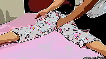 Step Uncle Takes Advantage Of His Step Niece When She Is Alone Massaging Her Body Part 1 - Cartoon