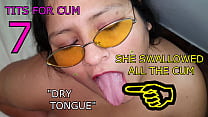 Titten für Sperma 7 "Trockene Zunge"