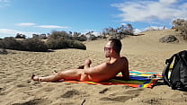 Sega pubblica tra le dune di Gran Canaria
