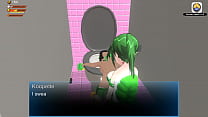 3D Femdom Koopette Facesitting Piss Spanking Toilet Fart