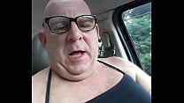 Big R outside in PUBLIC wearing hot pantys and sexy little top ,hot nipple play and clamping my hot nipples.