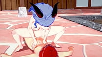 GEnshin Impact Hemtai 3D - Ganyu Sex boobjob and Cowgirl x Diluc [Uncensored 3D Hentai] - Anime Manga Game Asian Japanese Porn