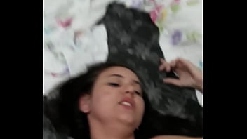 naughty young girl getting slapped and cum in the face