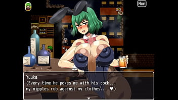 Yuka [PornPlay Hentai game] Ер.8: Трах между грудей в костюме кролика с огромным количеством спермы на ее лице