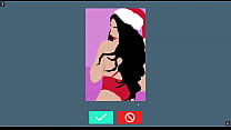 Lewd Mod XXXmas [Christmas PornPlay Hentai game] Ep.1 censure le flirt et le sexto pour Noël avec un collègue sexy