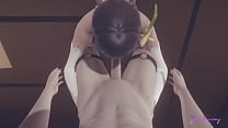 原神インパクトやおい-POVとのVentiArcontフェラチオ（無修正）-日本のアジアのマンガアニメゲームポルノゲイ弱虫