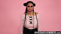 Sheisnovember Behind The Scenes! Photo Shoot With Black Crotch, Geek Ass And Nerd Pussy Flashing Upskirt wearing Embroidered Thigh High Stockgs And Pretty Pink Long Sleeve Shirt With Unique Hair Style And Cute Young Smile by Msnovember