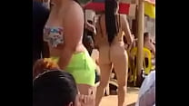 Naked woman on Taganga beach (Part 2)