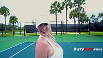 Tennis MILF's Penis Play