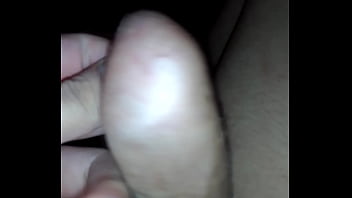 Normal handjob with cum at the end