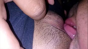 I suck my stepsister's vagina, she is a total pervert and has a very hot and lesbian pussy