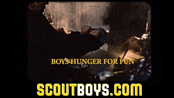 ScoutBoys - silver fox scoutmaster barebacks innocent smooth boy