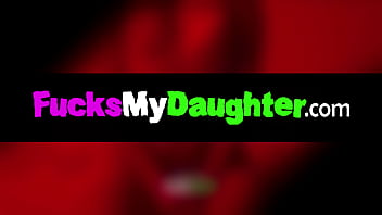 FucksMyDaughter.com - When Jaime Jett’s stepdad confronts her about sneaking a boy into the house, she tries to play innocent and deny everything.