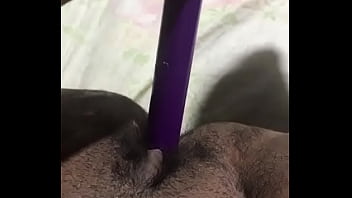 Siririqueira bitch sticking a vibrator in her pussy