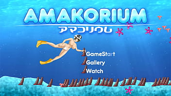 Amakorium [PornPlay Hentai game] Ep.1 Top less bikini diving to make him cum more than 6 times