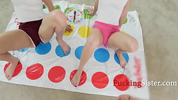 Playing twister with hs teen sisters - (POV threesome)