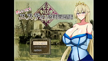 Recuperación de la aldea abandonada de la princesa Ponkotsu Justy [juego Hentai de PornPlay] Ep.1 Princesa perezosa con pechos gigantes