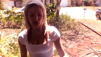 "White Girl Wednesday 6" 18yo big tits blonde teen midget fucked on exercise ball ft Hope Harper (part 1)