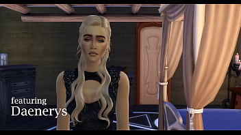 Parodia di Game Of Thrones - Daenerys Targaryen scopa Jon Snow - Hentai 3d