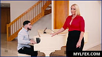 MYLFEX. com | Incrível professor de pianista de bunda grande atropelado por estudante, Mellanie Monroe, Peter Green