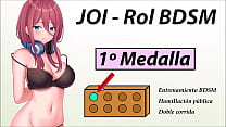JOI Adventure Role Hentai - Erste BDSM-Medaille - Auf Spanisch