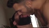 The hottest tongue spit kiss between Pol Prince & Oscar Marin