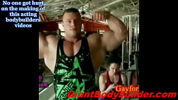 Giant bodybuilder alpha males showing their super strength!