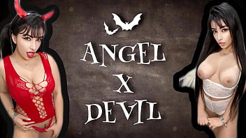 дрочить завоевание JOI симпатичный ангел и великолепный дьявол косплей дразнят, чтобы получить вашу сперму, какой из них вы выберете ??
