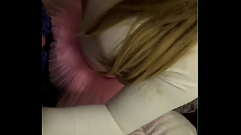 Brenna Knight takes facial in tutu