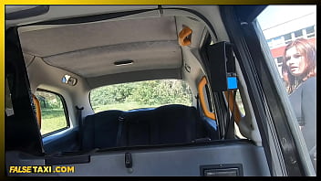 FalseTaxi.com ⏩ Lucky Taxist Fucking a Natural Big Tits while Driving her to the Church, Sabien Demonia