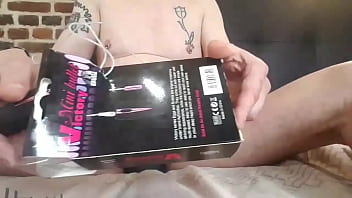 mini vibrating egg put deep in my cock in prostate and bladder with cumshot