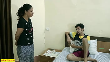 Индийский горячий массаж тела и секс с девушкой из обслуживания номеров! Хардкорный секс