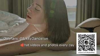 Busty girl Nikky sucks a big dick and rides it with her wet tight pussy 4K60FPS