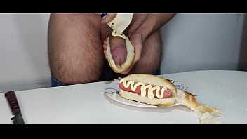 Food porn #3 - Hot - Smearing my dick in toppings