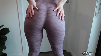 Cute Girlfriend In Yoga Pants Makes Me Cum In Her Panties