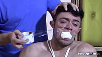 Henry tapegagged hard cock helpless moaning gagged