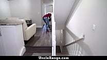 Blindfolds His Young and Fucks Him Hard - Unclebangs