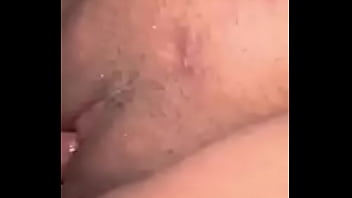 Homemade video of a big thick teen with super wet and creamy pussy gets a super messy cum load