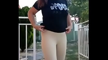 Gina pisses on the tights