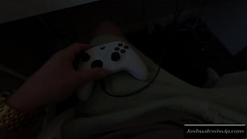 Horny Petite Girlfriend Gives Her Gamer Boyfriend A Sloppy Blowjob Until He Comes On Her Face - BJ Bratz - Aleena Che