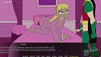 young woman Titans ep 19 Blowjob by Novinha Kitten and first Starfire Anal